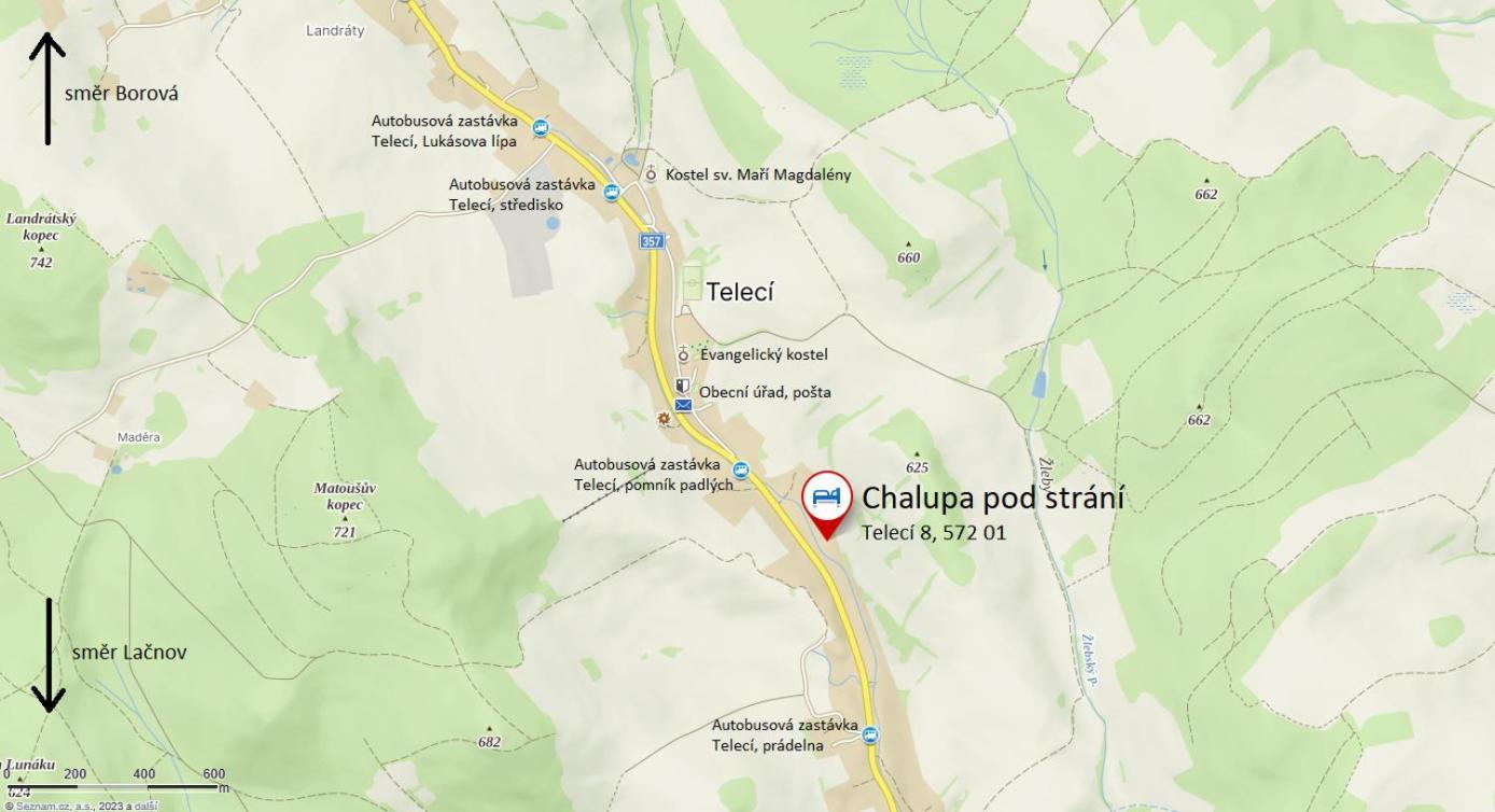 Chalupa Pod Strani Teleci Bagian luar foto